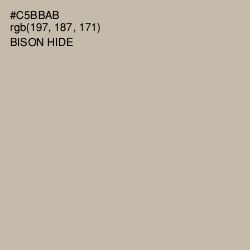 #C5BBAB - Bison Hide Color Image